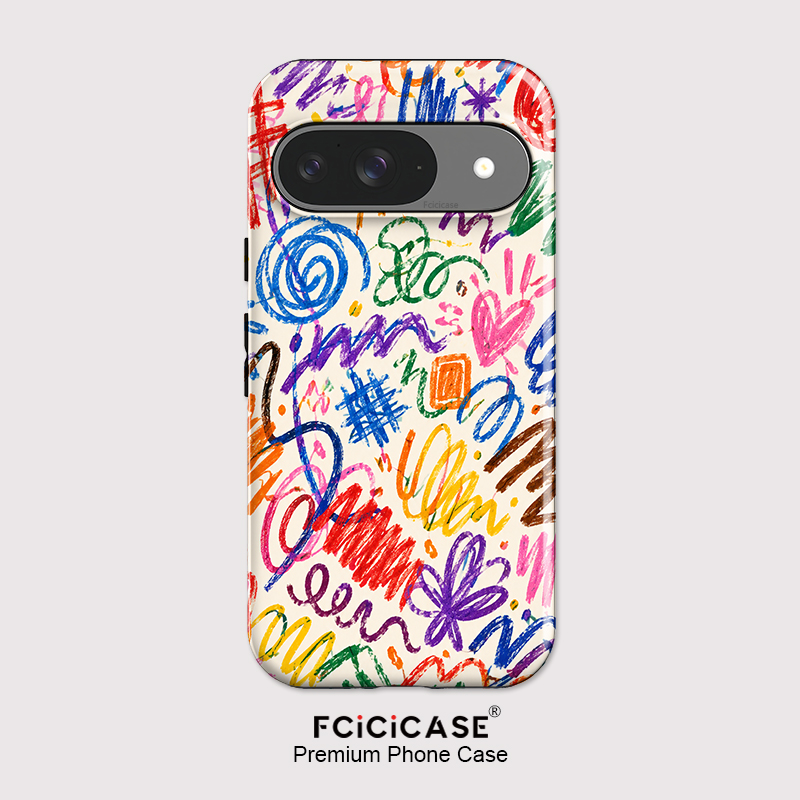 Google Pixel 9 Pro - Funda de teléfono Fcicicase con pintura