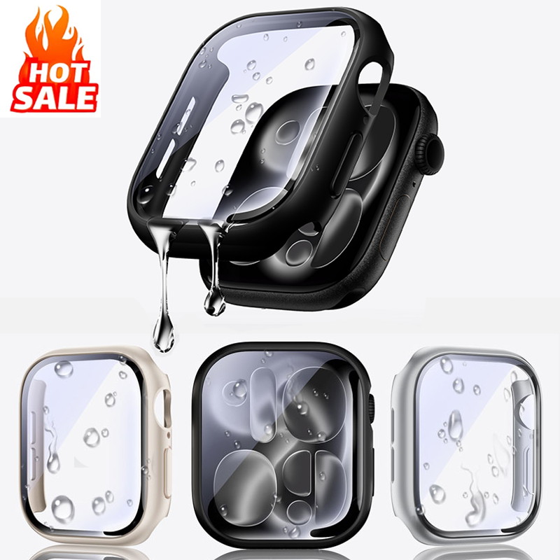 Smartwatch Band Accessories - Vidrio templado + cubierta para Apple
