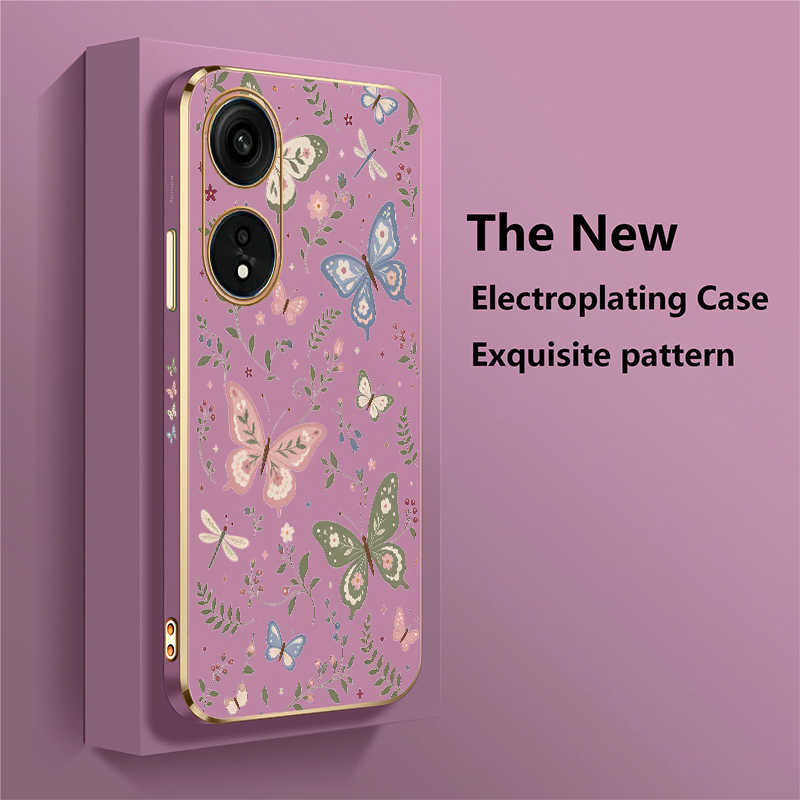 Funda con diseño de mariposa p - Oppo A78 reseña y precio