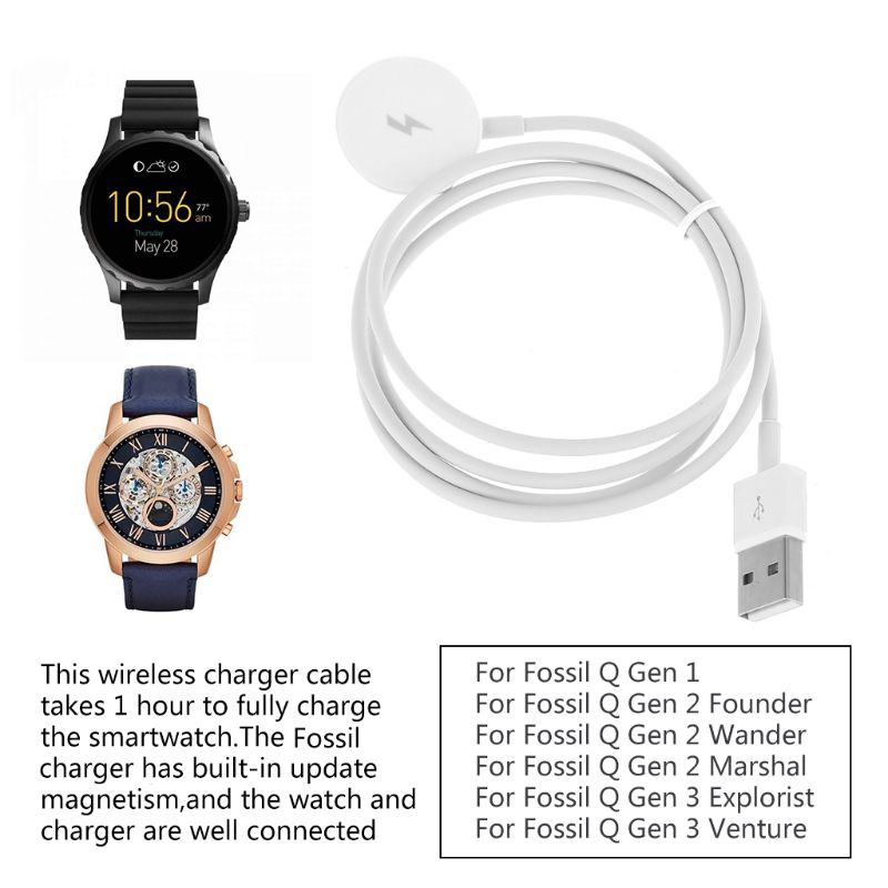 Adaptador de cargador de reloj - Fossil Smartwatch Accessories reseña y precio