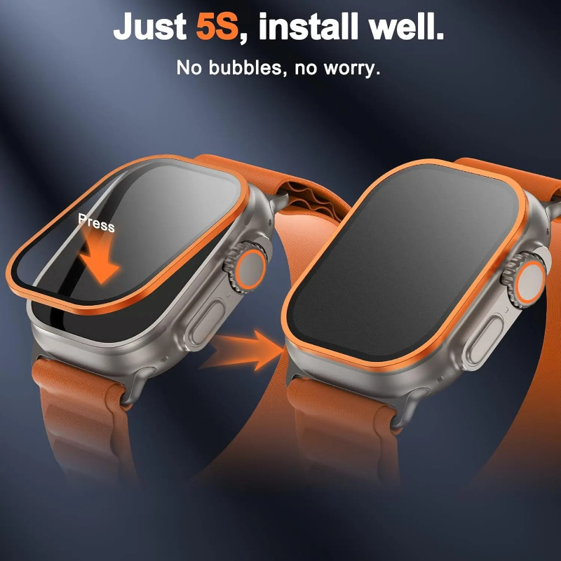 Vidrio templado para Apple Wat - Smartwatch Watch Accessories For Women reseña y precio